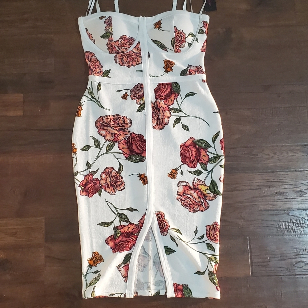 NWT Material Girl midi dress size L - Picture 2 of 3